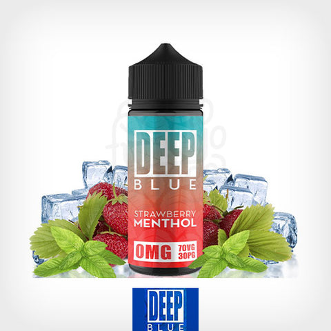 Strawberry Menthol Deep Blue 100ML